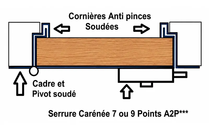 blindage adelaide serrure 9 points