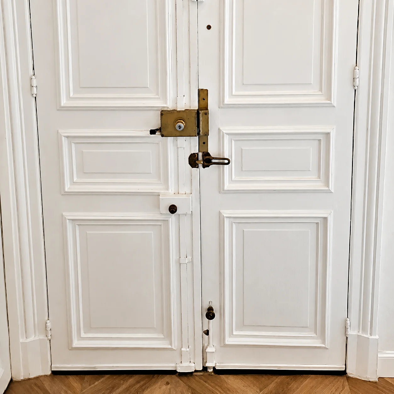Blindage de porte palière à Paris 8, porte d’origine conservée